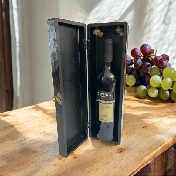 Decorative Wooden Wine Box by Dennis East International ~ Grapes - Picture 3 of 10